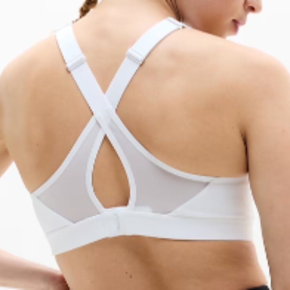 Athleta Speed Run Bra, white, size 36D, never worn